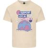 Climate Change Support Your Local Planet Unisexs Light Cotton TShirt