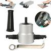 Double Headed Sheet Metal Cutter Nibbler Electric Punching Shears Iron Sawer Cutting Tool Drill Attachment
