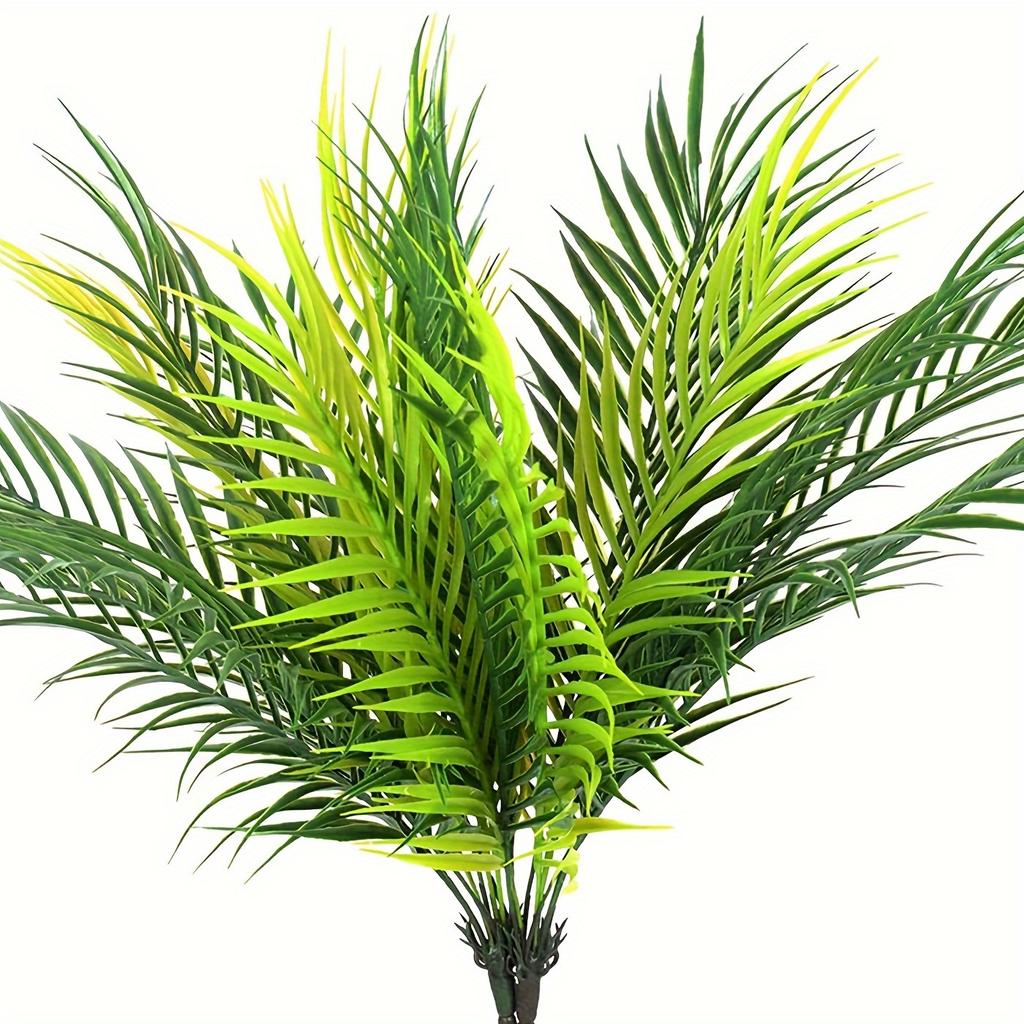 1/4PCS 9-Head Artificial Palm Leaves Palm Tree Decor for Home, Garden, and Office green Indoor/Outdoor Use Decor