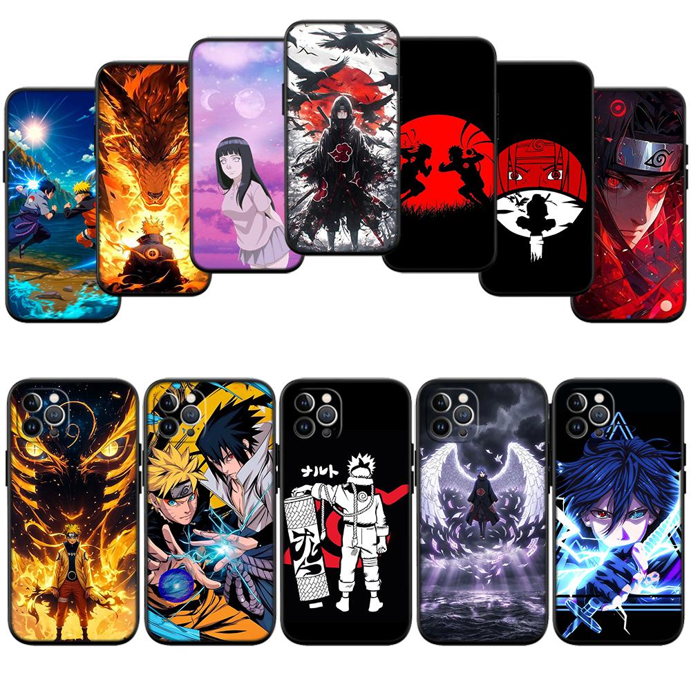 Naruto Uzumaki Sasuke Phone Case for Samsung Galaxy S20 S21 S22 Ultra FE + Plus A21S A22 A24 A25 A26 A30 A30S A31