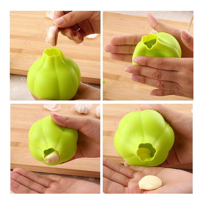 Silicone Garlic Kitchen Dining Room Grater Peeler Tool Gadgets Easy Useful Kitchen Items Cheese Grater Garlic Chopper