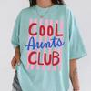 Coola Fastrar-klubbens T-shirt, Comfort Colors® Cool Faster T-shirt, Trendig Randig Faster-Tee, Överdimensionerad Aunt Life T-shirt, Present till Faster