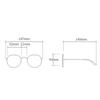 Retro Browline Sunglasses for Men Women UV400 Protection Polarized Square Cat Eye Shades for Driving Beach Daily Use Eyeglasses