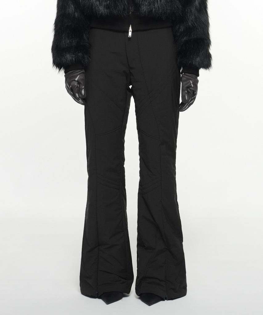 Nash Oblique Line Quilted Pants Black