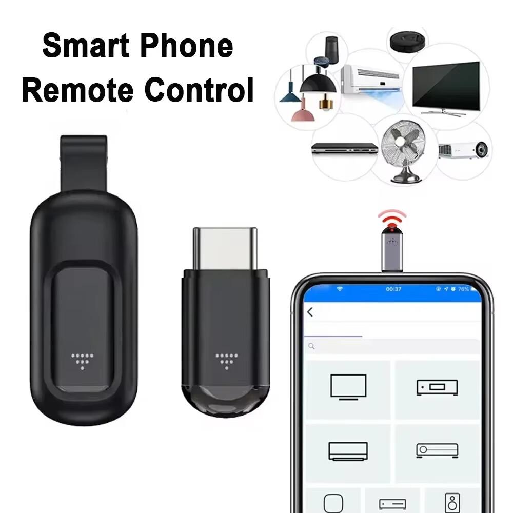 Mini Infrared Transmitter Smartphone Adapter Control Type C IOS Smart App Control Adapter Infrared Remote Suitable for TV Fan