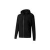 Solid Color Casual Hooded Jacket Men Outerwear Black 585216-01