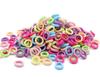 BKDT Marketing Small Rubber Band for Baby Girls (100pcs) | Seamless Hair Bands for Kids Girls Soft Cotton Baby Rubber Band for Hair | Baby Hair Ties