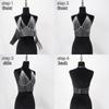 PU Leather Chest Harness Chain  Gothic Chest Harness Belt Chain Women Harness Belt Outfit Accessoreis