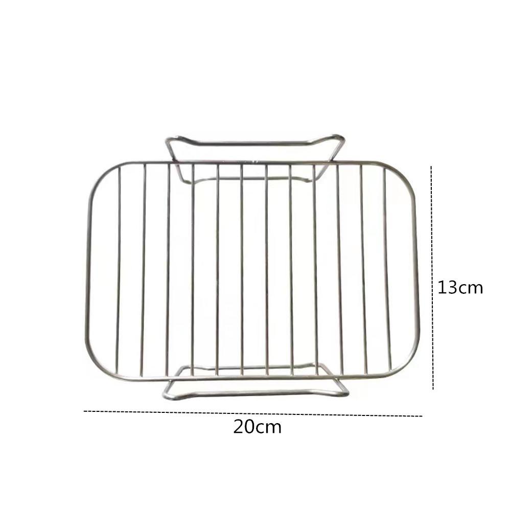 Air Fryer Stainless Steel Rack Layer Dehydrator Rack Kitchen Air Fryer Toast Food Holder Stand Cooking Baking Tools New