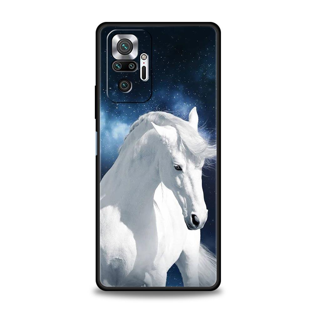 Laufendes Pferd Tier Handyhülle Für Xiaomi Redmi Note 13 12 5G 11 10 Pro Plus 4G 9S 9 8 7 9T 13C 10C 9C 9A Weiche Silikonhülle