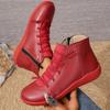 Women's Autumn-Winter British Style Low-Cut Short Martin Boots, European Casual Footwear, Available In Large Sizes.