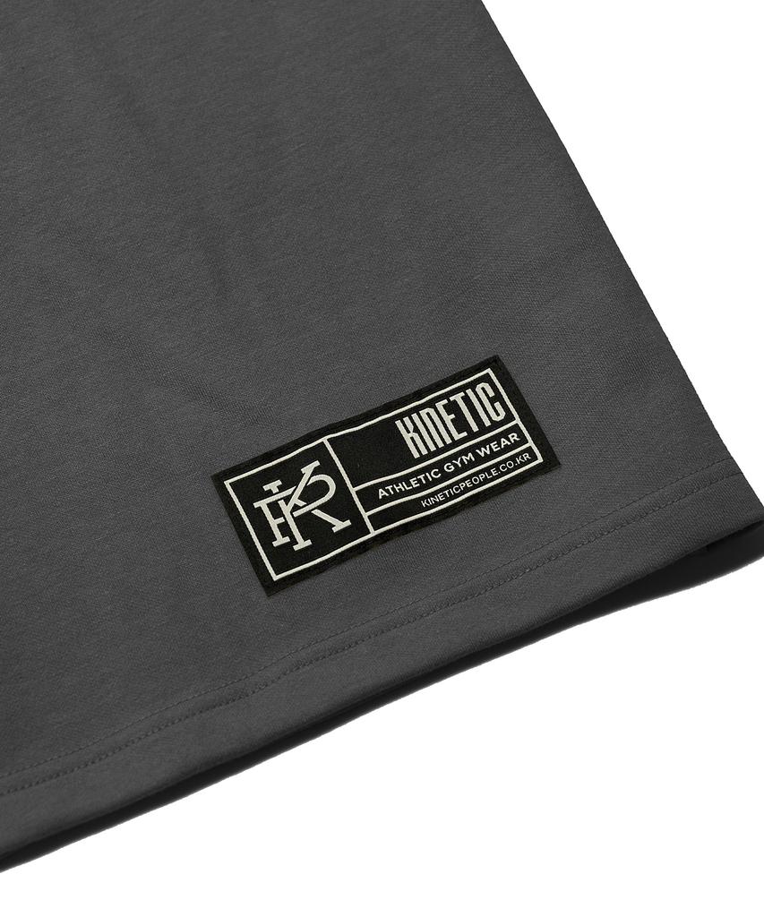 Kinetigpipeul Basic Oversized T-Shirt_Charcoal