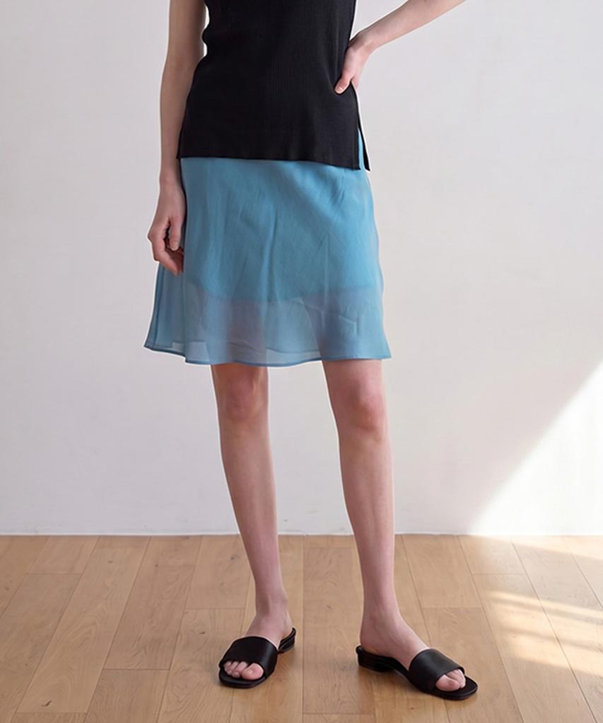 She Studio Aqua Wave Skirt_Blue