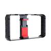 Smartphone Video Rig 3 Blitzschuhhalterungen Filmkamera-Hülle Handheld Stabilisatoren Griff Stativständer für ruhige Aufnahmen