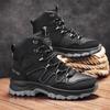 Mode Herfst Winter Herenschoenen Hoge Werklaarzen Antislip Wandelschoenen Trendy Schoenen Veelzijdige Casual Britse Stijl Wandelschoenen