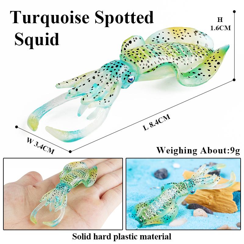Oenux Animale din Viața Marină Coral Caracatiță Nautiloidee Crabul Steaua Mării Model Ocean Figurine de Acțiune Colecție Educațională Jucărie Cadou Copil
