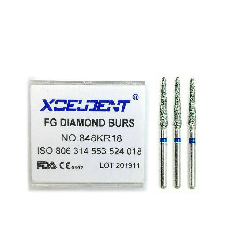 10 STÜCKE Dental Diamantbohrer Bohrer Zahnmedizin Bohrer für Hohe Geschwindigkeit Handstück Griff Durchmesser 1,6mm Zahnarzt Werkzeuge 848KR18