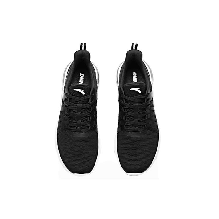 Anta Running Collection Cushioning Low Top Running Shoes Men's Black White 91915511-4