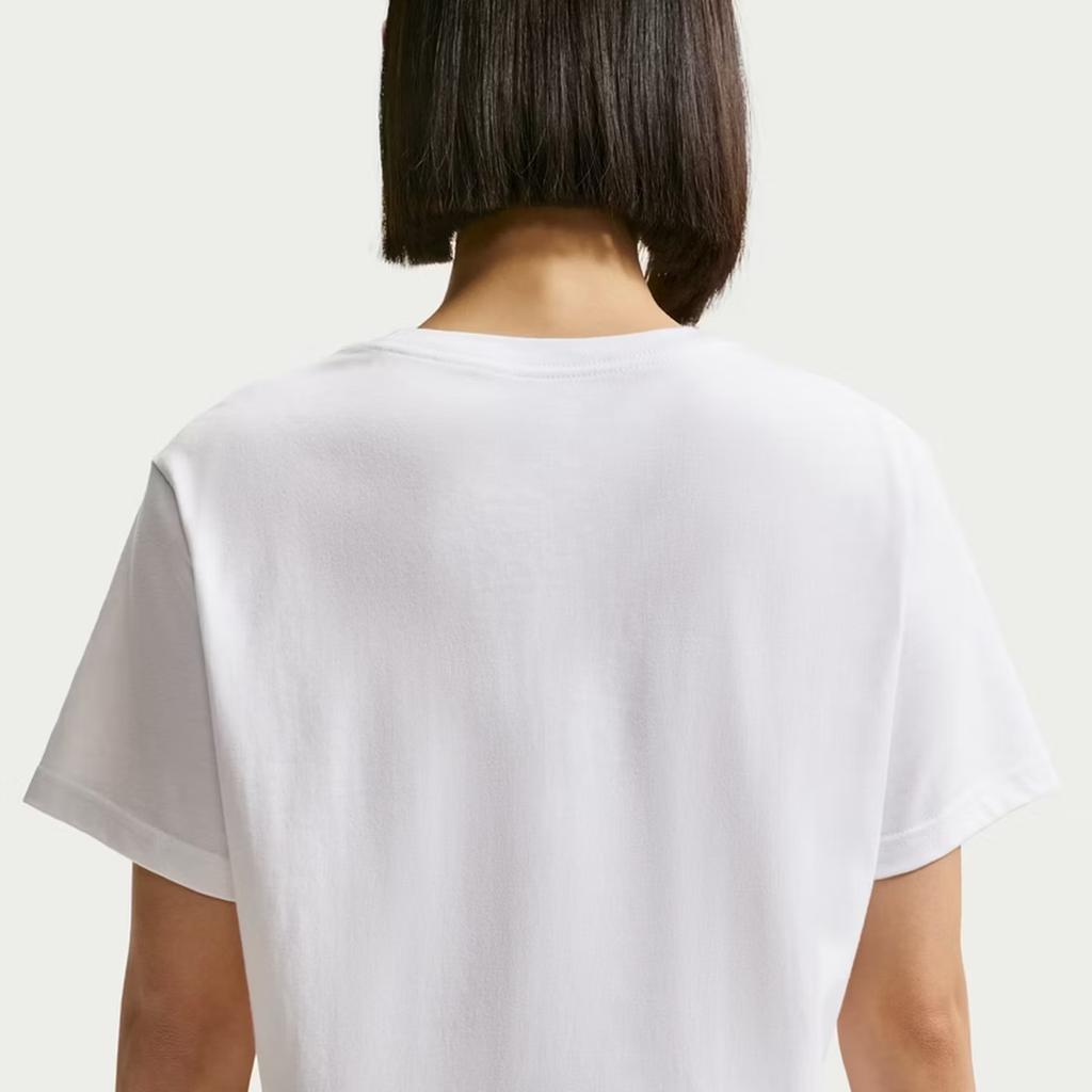 Nike Sportswear Soft Round Neck Pullover Short Sleeve T-Shirt Women Tops IH7602-100