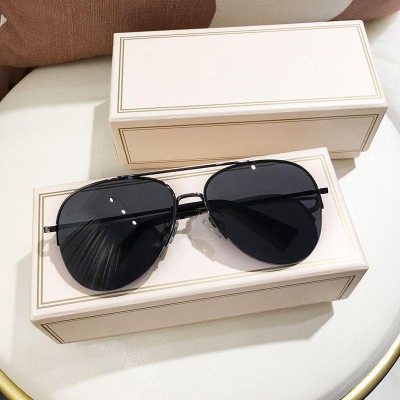 Classic Toad Mirror Men's Big Face Slimming Sunglasses Women's No-makeup Artifact Sunglasses High-definition Eye Protection Sunglasses