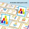 Juego de clasificación de colores con vasos superpuestos, juguete de rompecabezas para niños que ayuda a desarrollar la motricidad fina.