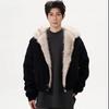 Fur Collar Thickened Cotton-padded Jacket for Men and Women Winter Hooded Jacket Cotton Clothes