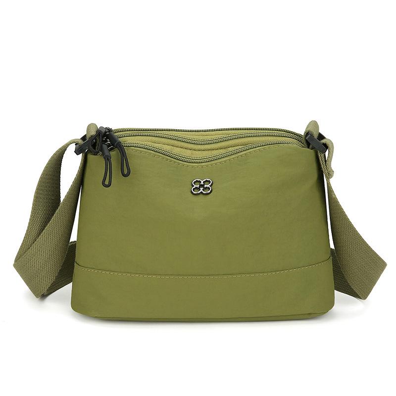Compact Women's Oxford Cloth Multi-layer Crossbody Bag - Large Capacity, Casual Style Shoulder Bag