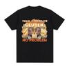 Yeah I Tolerate Gluten No Problem Graphic T-Shirt Gluten Intolerant Short Sleeve T-shirts 100% Cotton Casual Oversized T Shirts