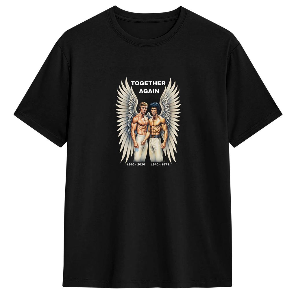 Chuck Norris TShirt Harajuku TShirts Short Sleeve Y2K Funny Tshirt Summer 100 Cotton Plus Size Top Tees