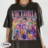 Kpop Dämonenjäger Shirt Personalisiertes Huntrix Saja Jungen Shirt Kpop Dämonenjäger Geburtstagsshirt Huntrix Saja Jungen T-Shirt