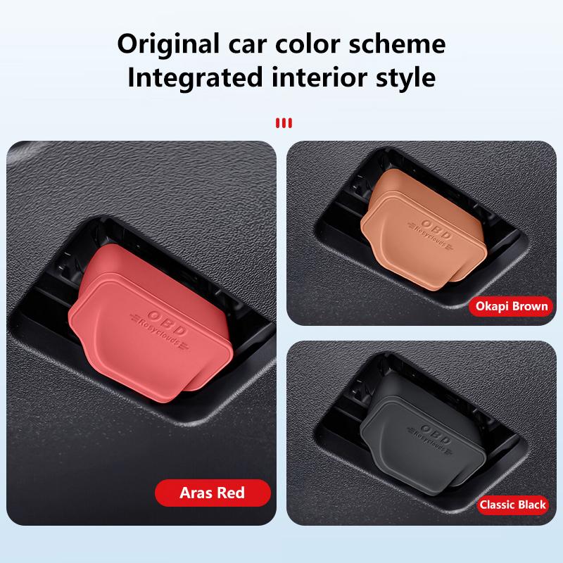 SN Modification Car OBD Diagnostic Interface Protective Cover Silicone Obd Dust Cover Protective Cover Interior Trim Accessories