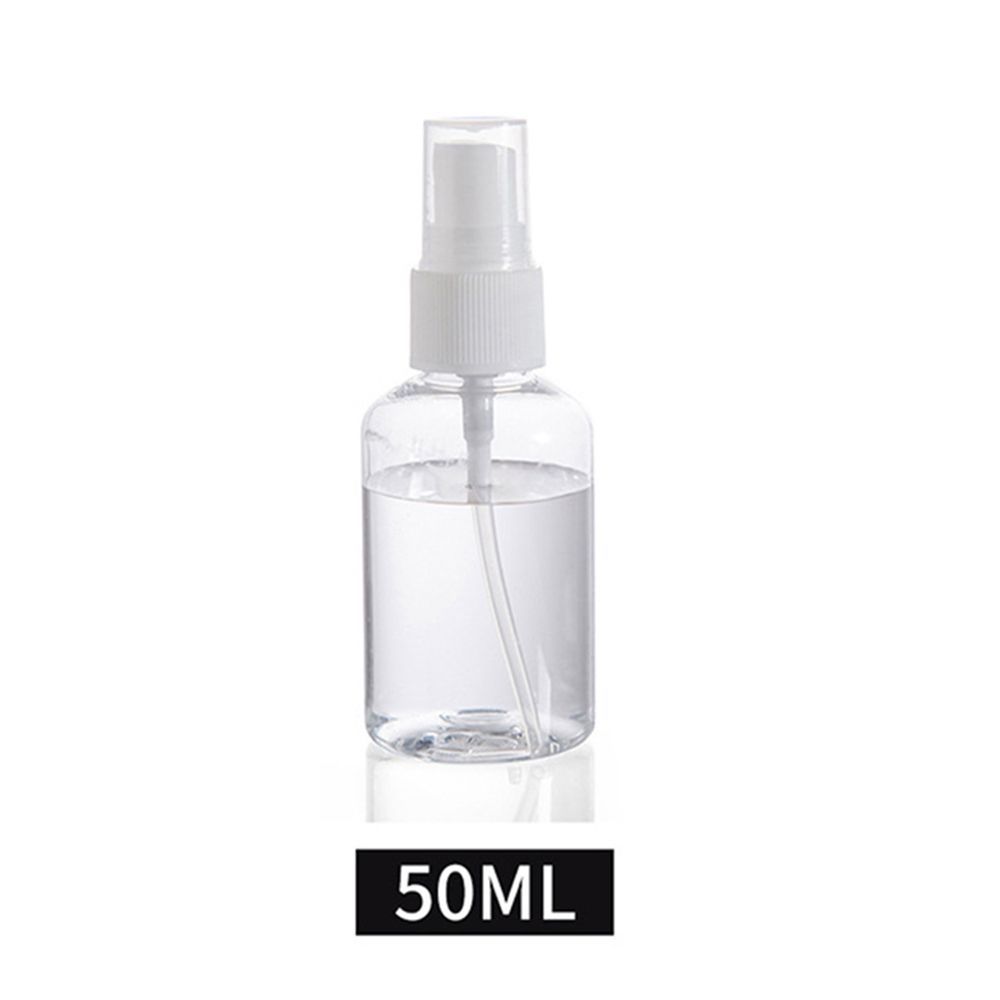 Transparent Squeeze Travel Cosmetic Containers Empty Spray Bottles Perfume Atomizer Refillable