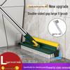 5-in-1 Bathroom Floor Cleaning Brush & Stainless Steel Squeegee with Long Handle
