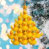 Yousheng Christmas Ducks Ornament 2D Acrylic Hanging Decorations Holiday Party Favors Christmas Stocking Stuffers Xmas Tree Decor