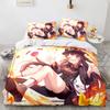 3D Game Genshin Impact Bedding Set Kamisato Ayaka Bed Linen Girls Boys Teens Single Double Twin Queen King Size Men Duvet Cover
