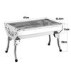 MinNa Outdoor Portable Stainless Steel Folding BBQ Grill