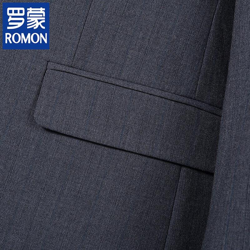 ROMON Men's Slim Fit Business Suit Set