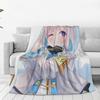 Hololive Blanket Soft Warm Flannel Throw Blanket Cover for Bed Living Room Picnic Travel Home Couch