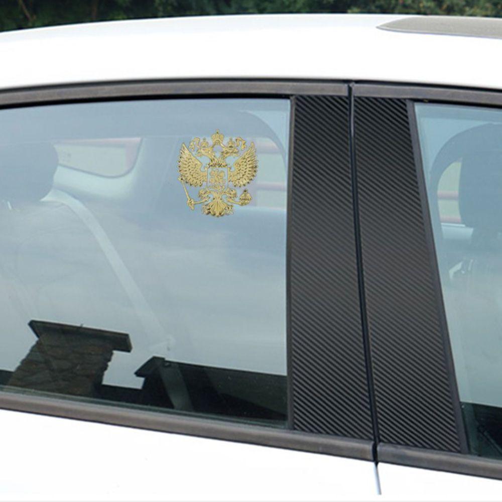 Sticker Car Styling Car Stickers Coat of Arms of Russia Federation Eagle Emblem Nickel Metal