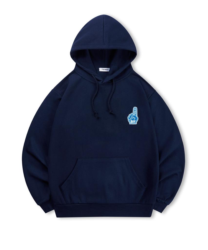 [Non-Fleece Or Fleece-Lined] Number One Printed Hooded Sweatshirt (Type B)