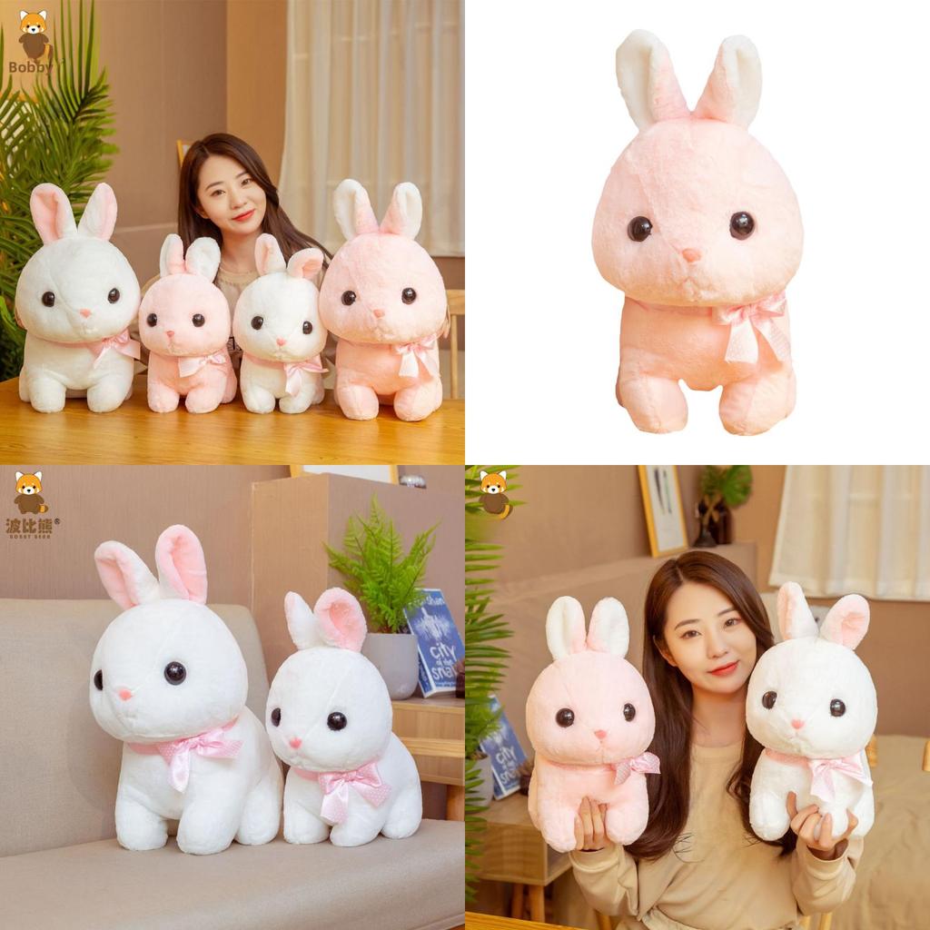 Plush Rabbit Toy With Long Fur For Kids And Collectors