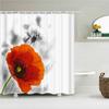 Flowers Grass Green Plants Waterproof Shower Curtains For Bathroom Bath Curtains Multi-Size 240*180Cm 3D Print Shower Curtain