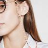 ELYONA Rose Stone & Garnet Mask Necklace/Glasses Strap