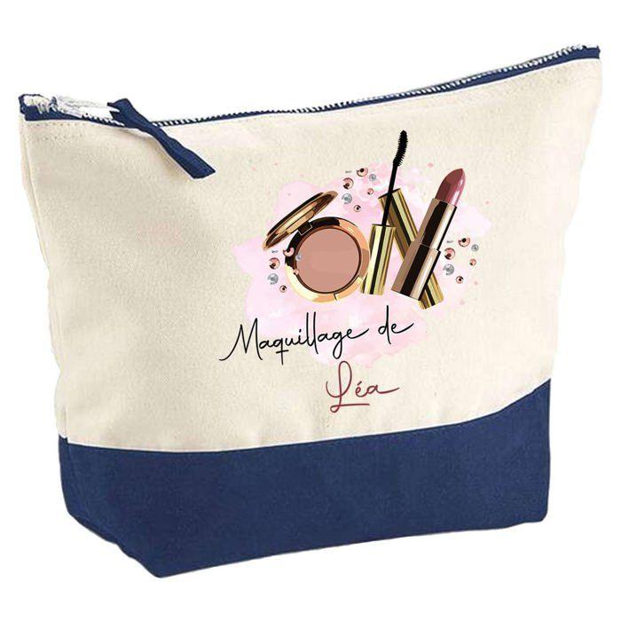 Trousse de maquillage - PLANETEE - le Maquillage de Léa - Grand format - Coton - Impression HD