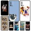 Capa de Pug Bulldog Inglês Para OPPO A98 A78 A58 A18 A96 A76 A16 A15 A17 A77 A5 A9 A74 A94 A52 A72 A53S A54S A57S