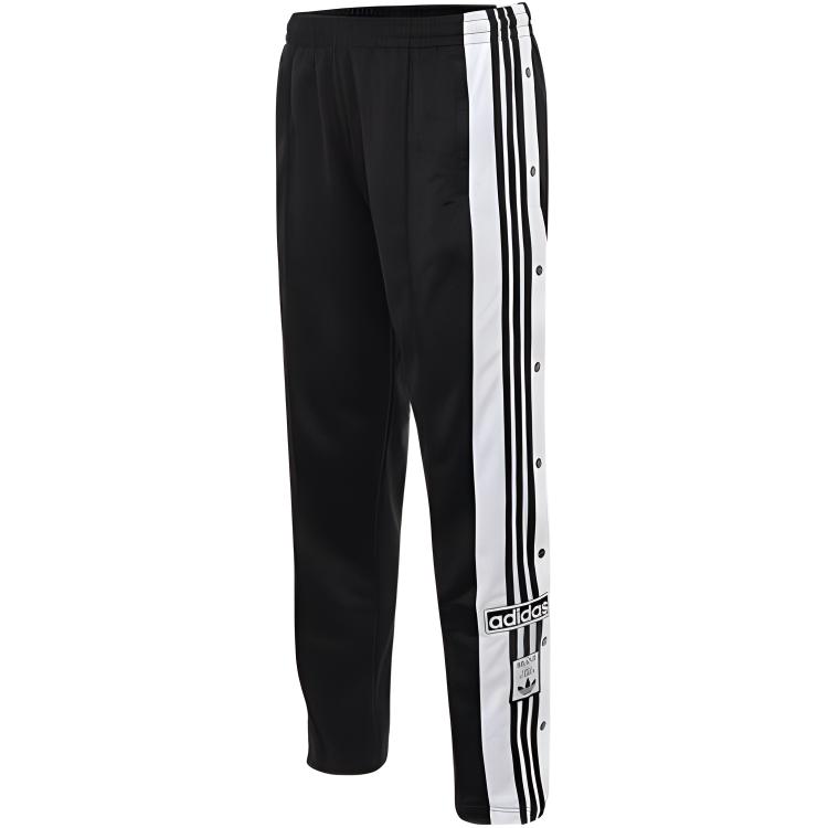 adidas Originals Adibreak Pant Comfortable Striped Versatile Sports Long Pants Women Pants Black White KB2468