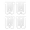 4PCS Air Conditioner Remote Control Wall Brackets Fit for MH07A MH14A MH12A MP07A ABS Space Saving Wall Remote Control