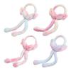 1/2Pcs Plush Rabbit Earmuffs with Moving Jumping Ears Gradient Color Soft Furry Ear Covers Headband Winter Ear Warmers