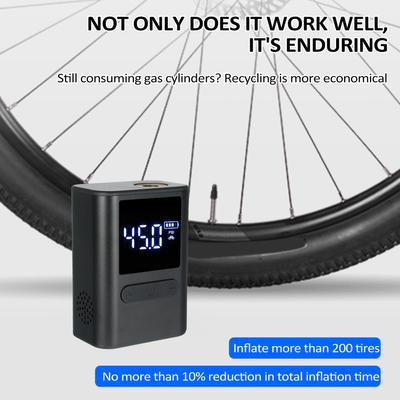 Bomba de Bicicleta Elétrica Bomba Portátil Inflador de Pneus Bomba para Bicicletas Manômetro de Alta Pressão 100PSI 1000mAh Bomba de Bicicleta para Bicicletas Carros Motocicletas