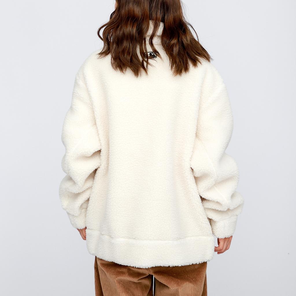 MLB Fleece Lined Logo Jacket Unisex Jackets Off-White 3AJPF0316-50CRS